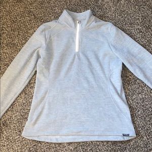 Eddie Bauer 1/4 zip fleece gray size xl